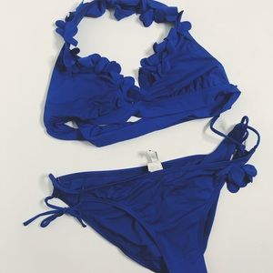 Blue bikini